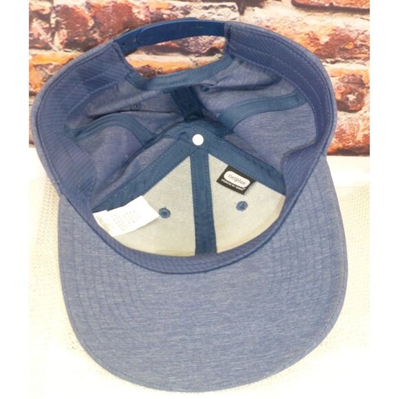 Patagonia Spellout Logo Netplus Blue Adjustable Snapback Hat - Picture 5 of 10